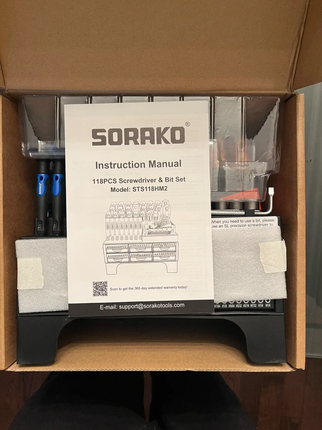 SORAKO 118Pcs Screwdriver & Bit Set - New image indicator(4)