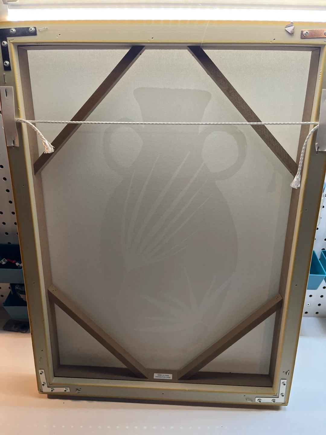 Framed Canvas Art - Vase & Leaves Design - photo 3