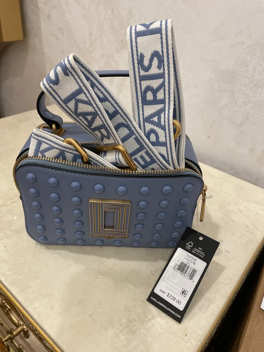 Karl Lagerfeld Paris Simone Satchel image indicator(2)