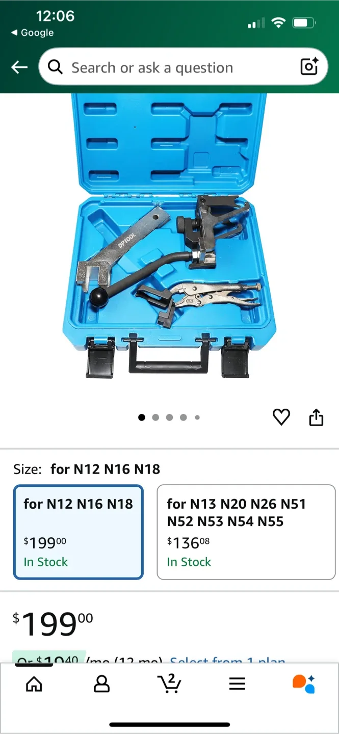 DPTOOL Valve Spring Tool for BMW Mini N12 N16 N18 image indicator(3)