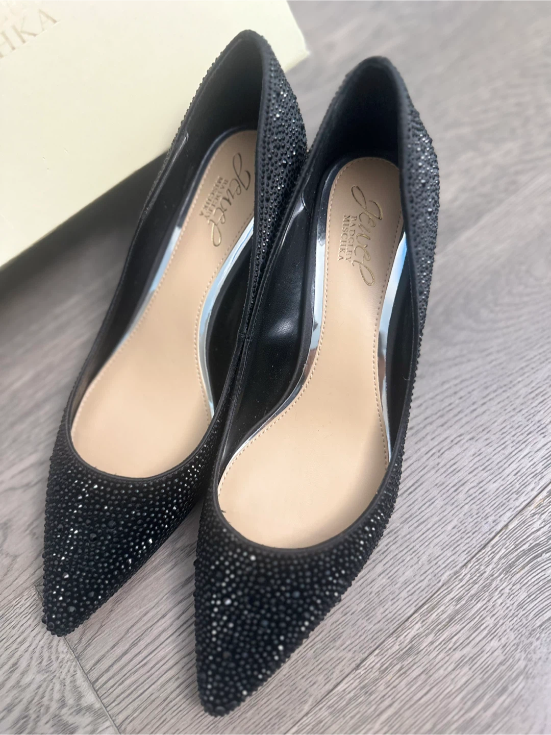 Jewel Badgley Mischka Black Pumps - Size 8 - photo 2