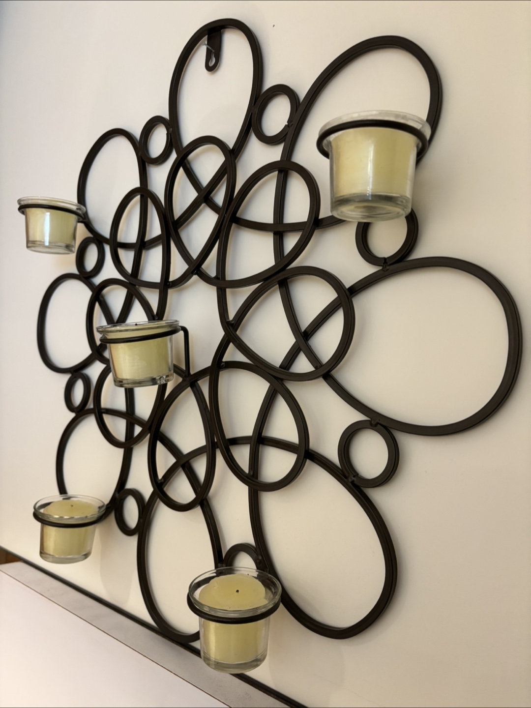Metal Wall Candle Holder - photo 4