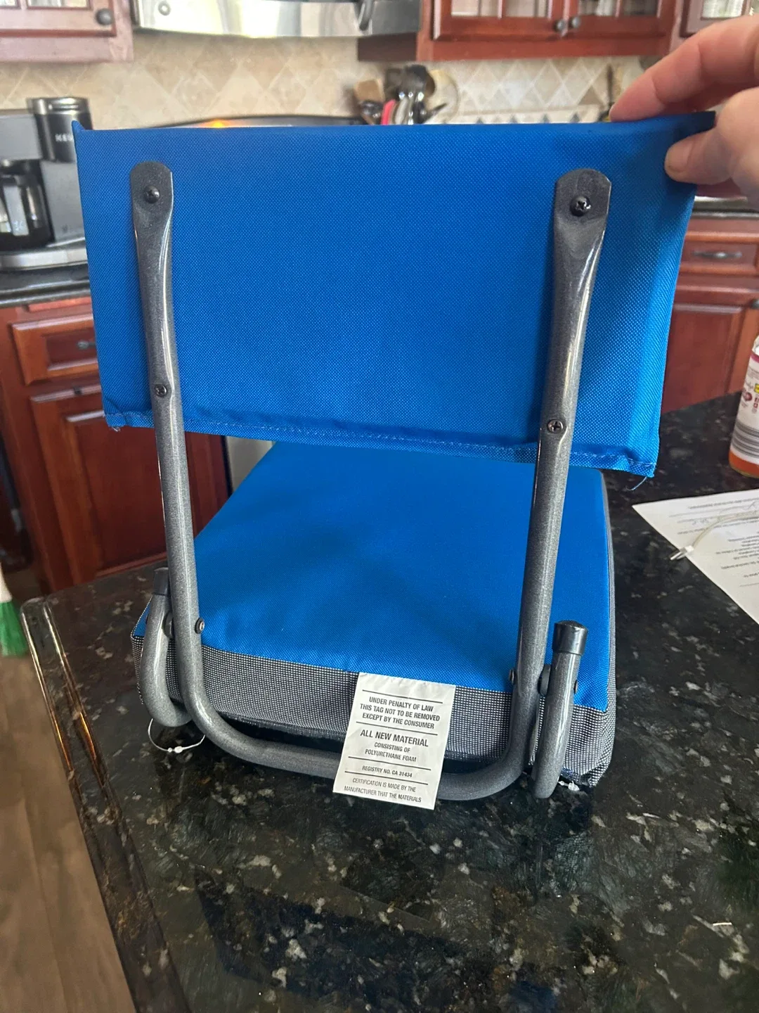 Stansport Portable Seat - Blue image indicator(2)