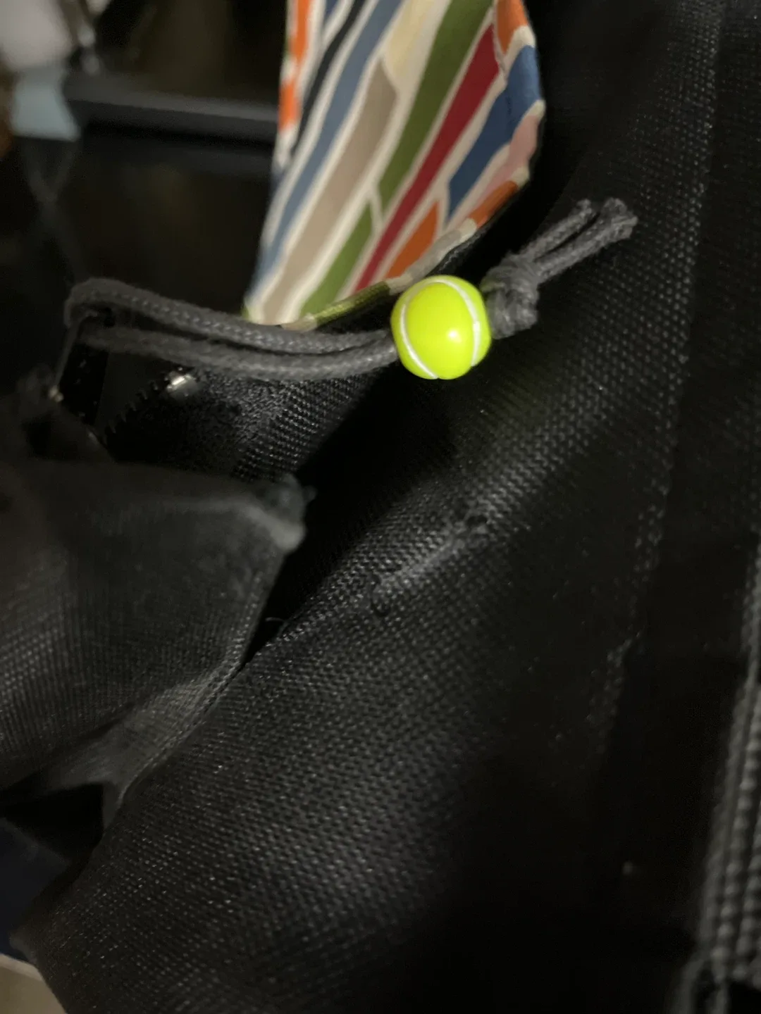 Traner Totes Gym-Tennis-Pickleball Bag with Colourful Stripes image indicator(7)