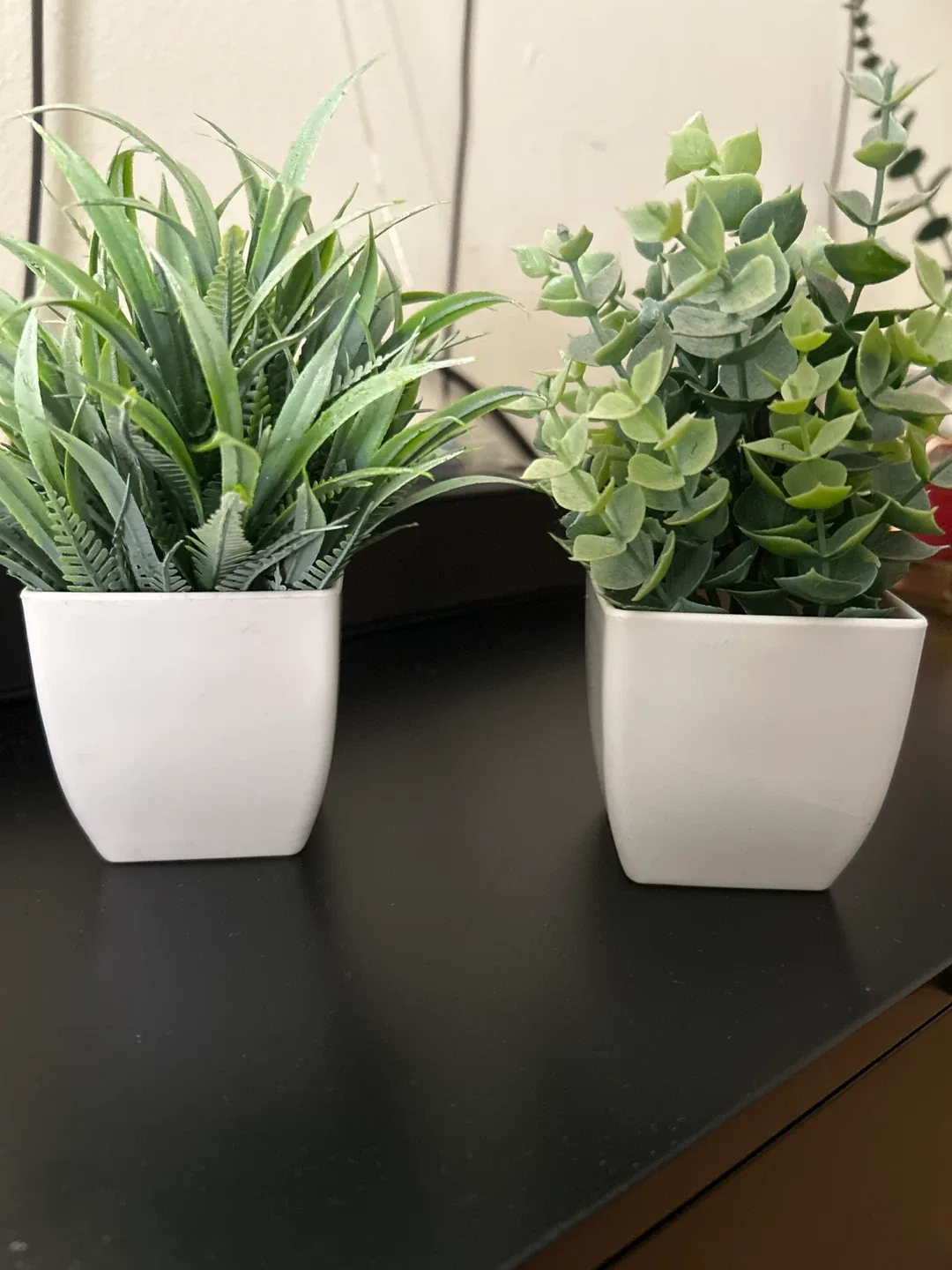 Artificial Plants in White Pots - Set of 2 image indicator(2)