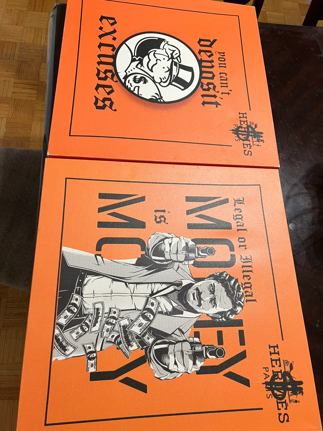 HERMES Paris Art Canvas - Legal or Illegal Money