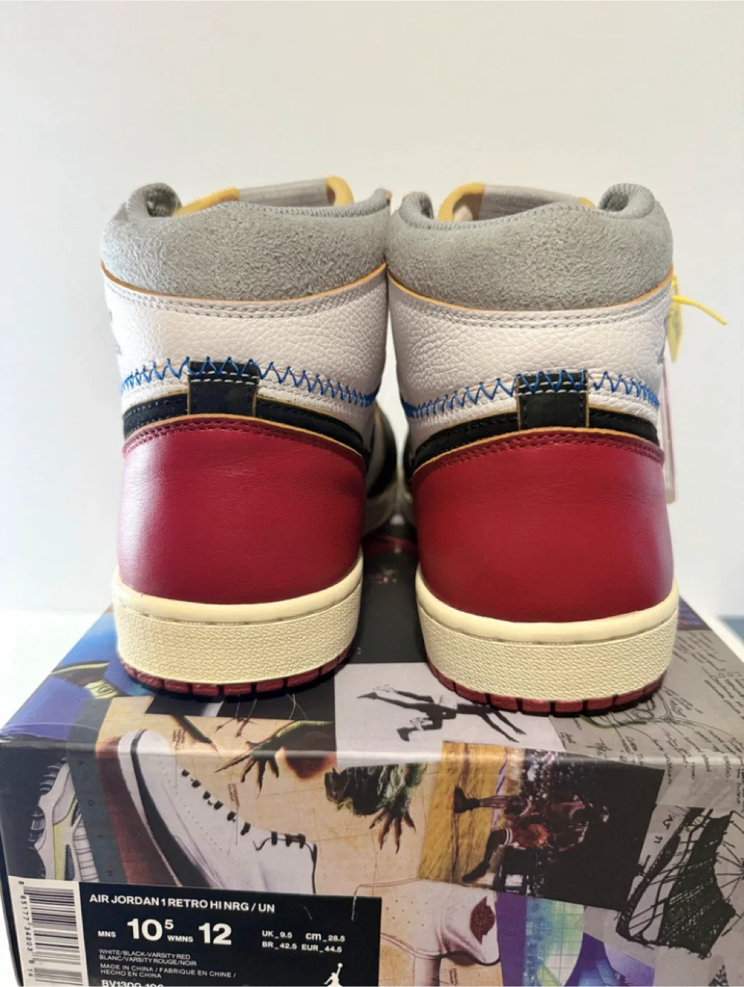 Nike Air Jordan 1 Retro Hi NRG/UN Size 10.5 image indicator(2)