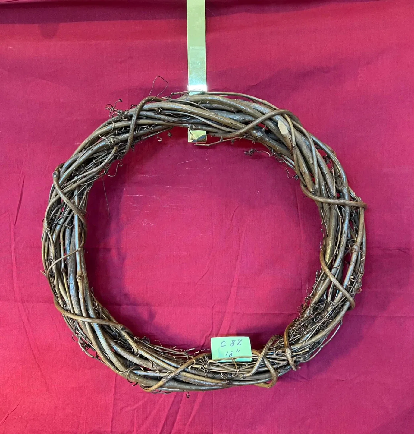 Handmade Twig Wreath - 18 inch