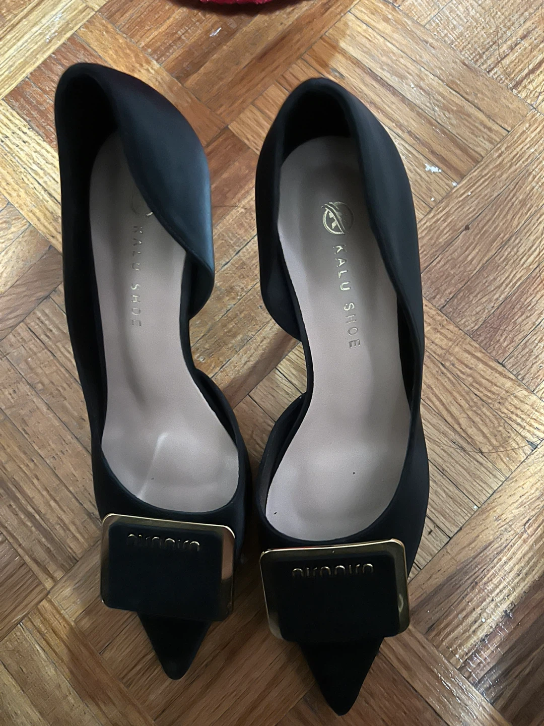 Kalu Shoe Black Heels, Size 6