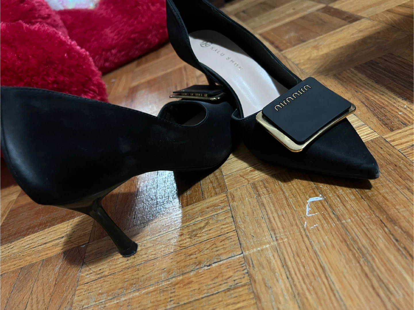 Kalu Shoe Black Heels, Size 6 - photo 2