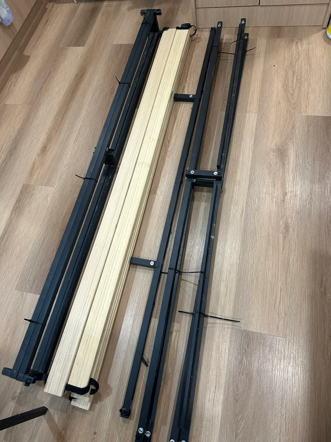 Wood Dresser & King Size Bed Frame image indicator(2)