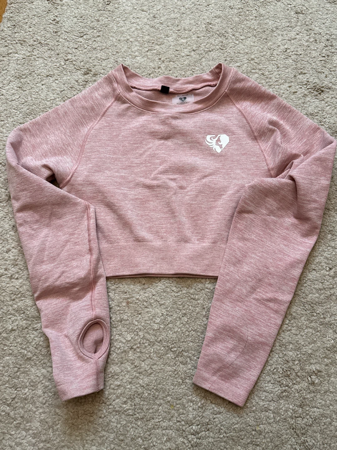 Women's Best Pink Crop Top