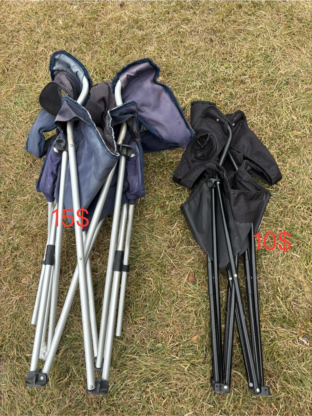 Folding Camping Chairs - Two Available