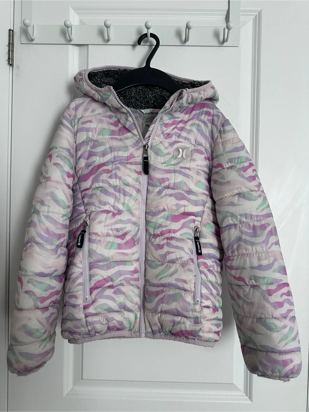 Hurley Girls' Puffer Jacket - Size S thumbnail