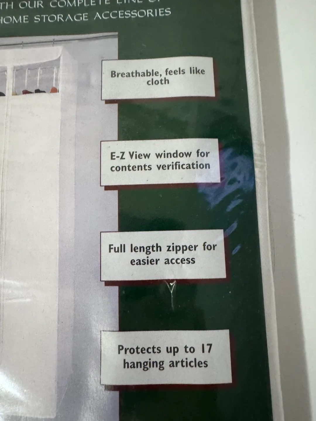 New Tuscany Collection 17" Jumbo Dress Bag Organizer image indicator(2)