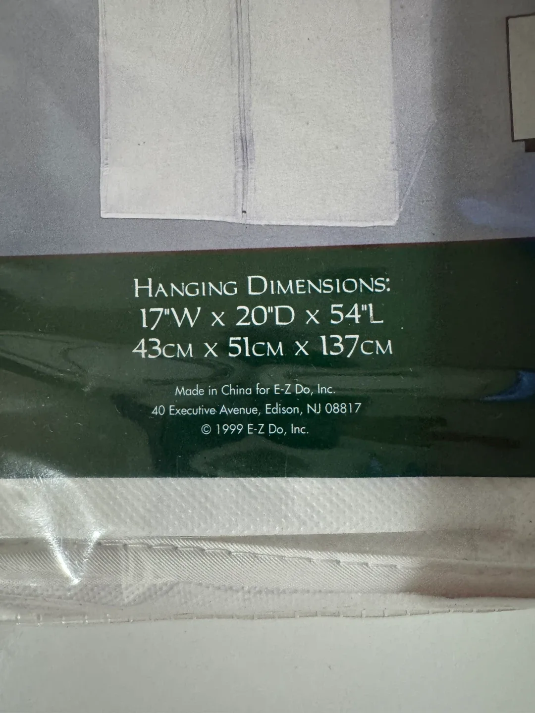 New Tuscany Collection 17" Jumbo Dress Bag Organizer image indicator(4)