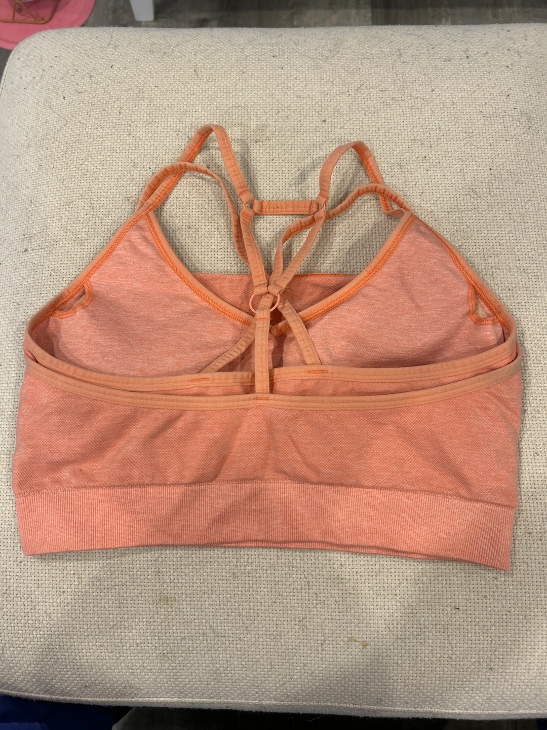 Gymshark Sports Bra - Peach, Size Large - photo 2