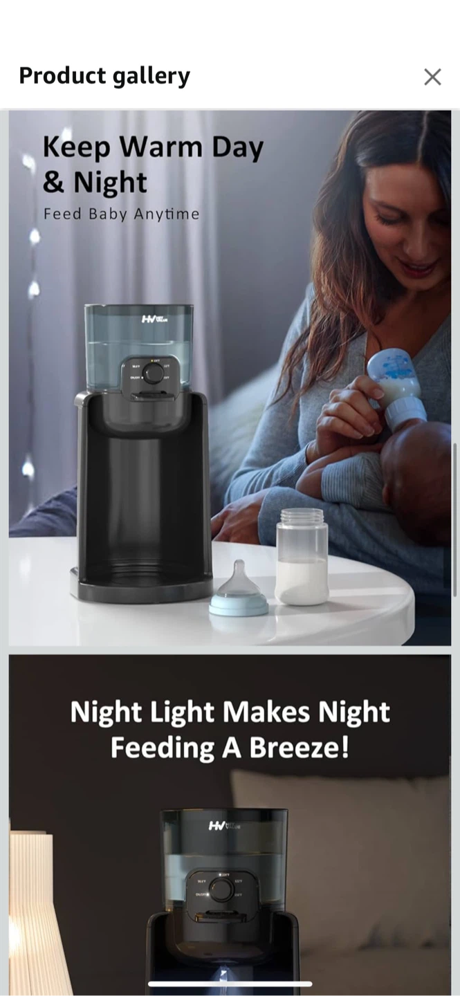 NEW w/o Box HeyValue Instant Baby Bottle Warmer - 1.1L - photo 4