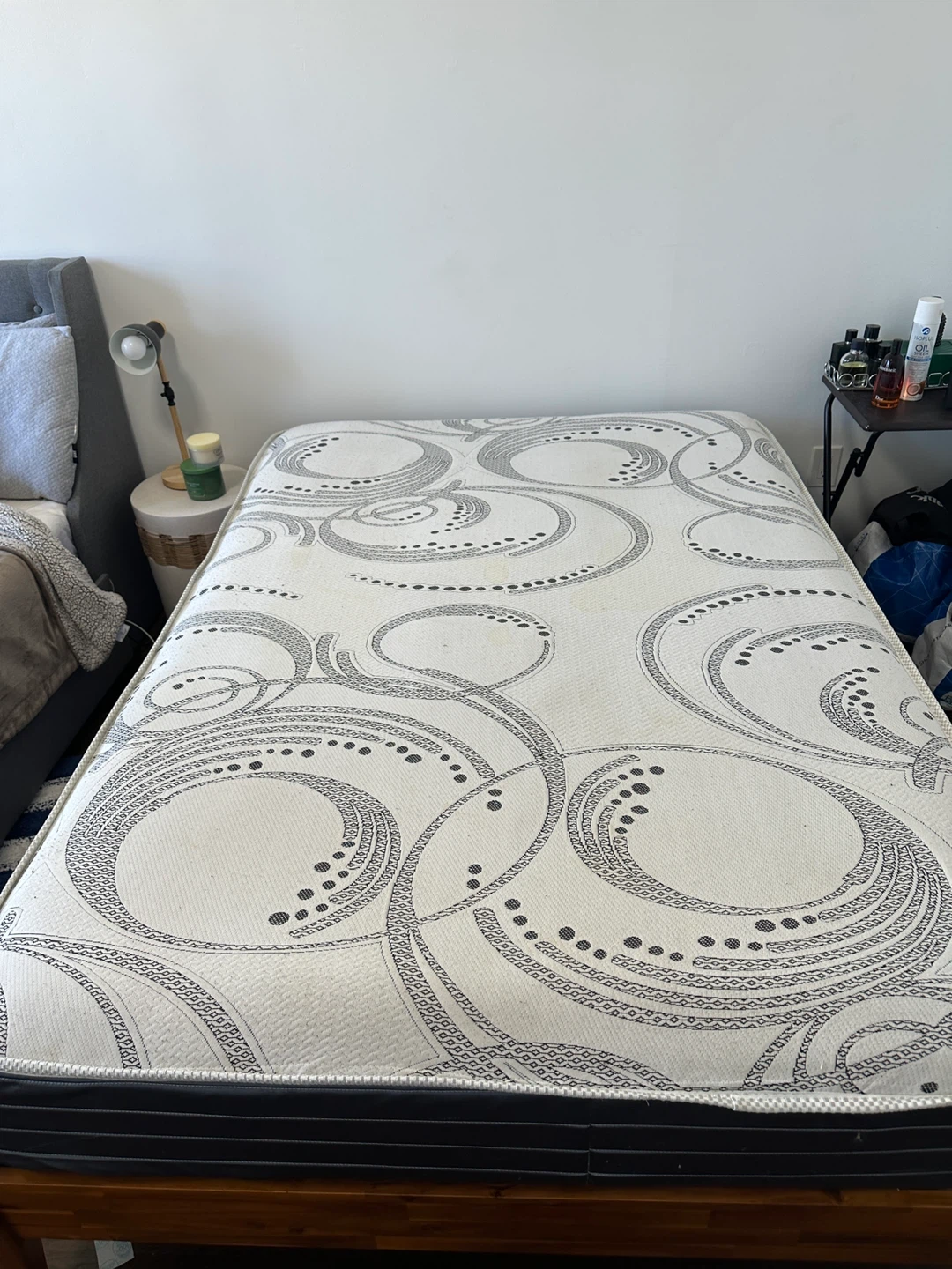 Mattress and Wood Bed Frame - photo 4