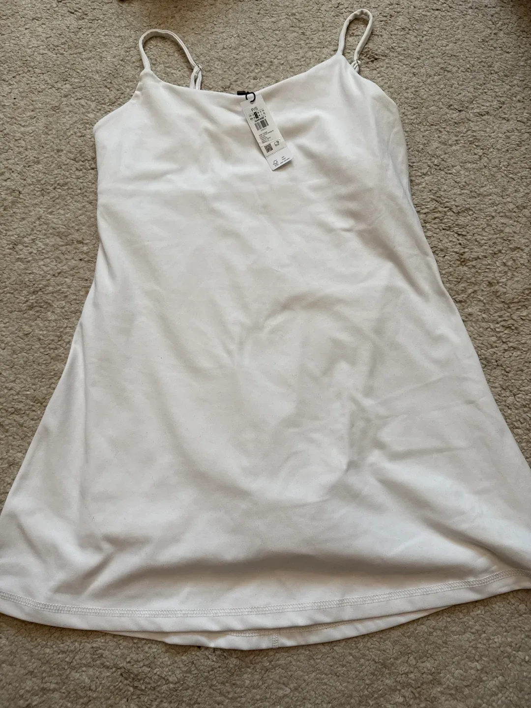 Garage White Mini Dress - Size S thumbnail
