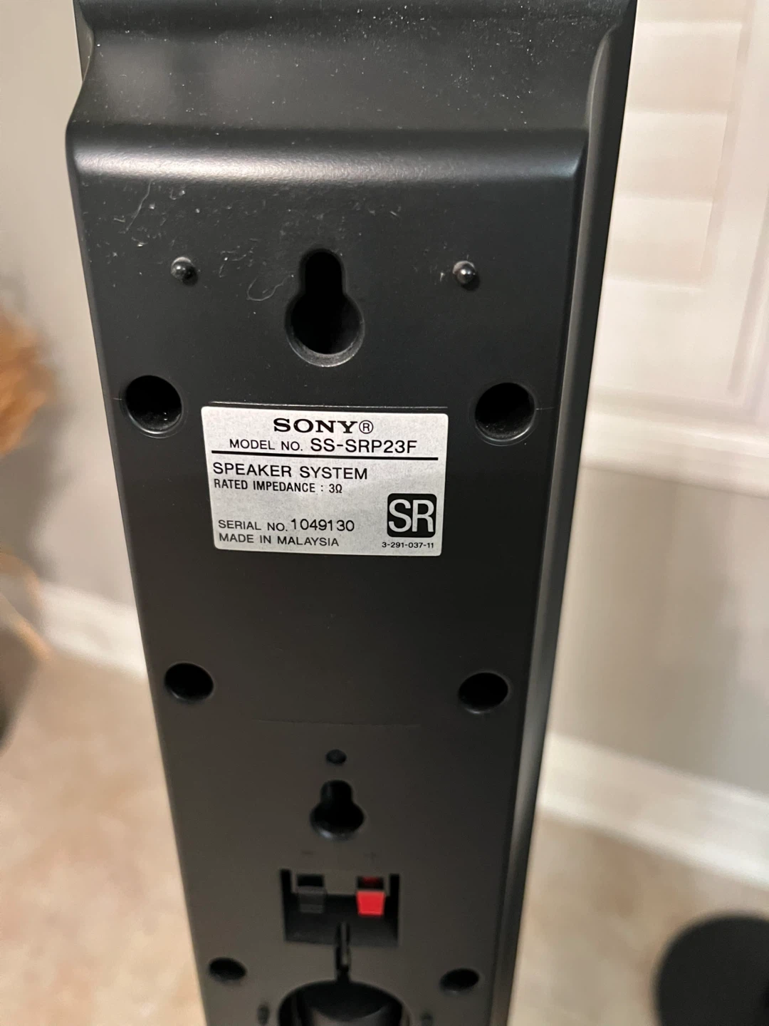 Sony SS-CNP23 & SS-SRP23F Speaker System - photo 4