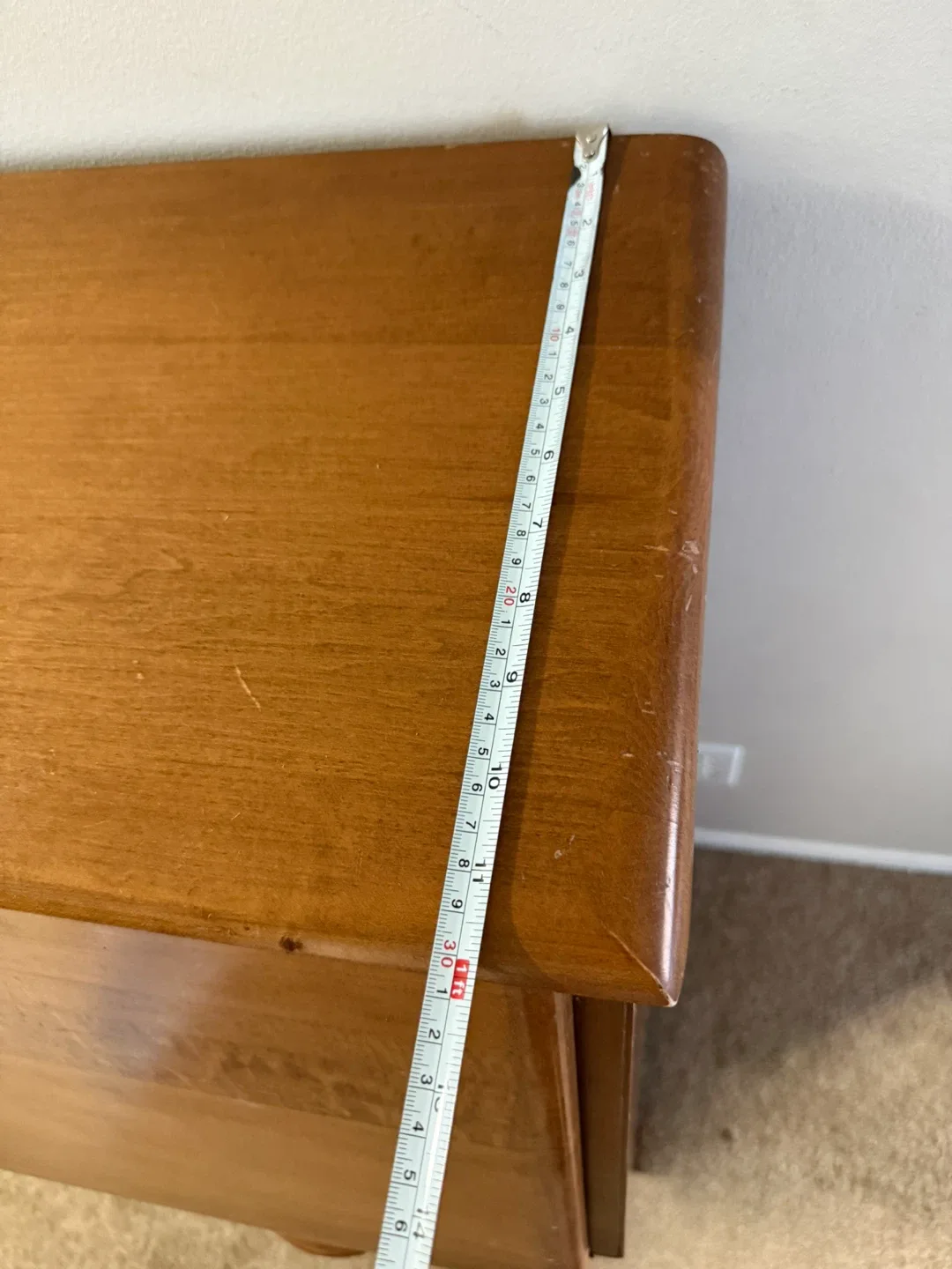 Wooden Secretary Desk with Drawers image indicator(6)