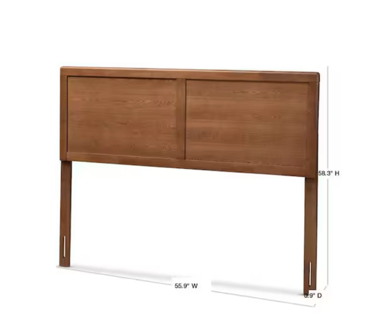 New Solid Wood Full Size Mid Century Modern Headboard - photo 2