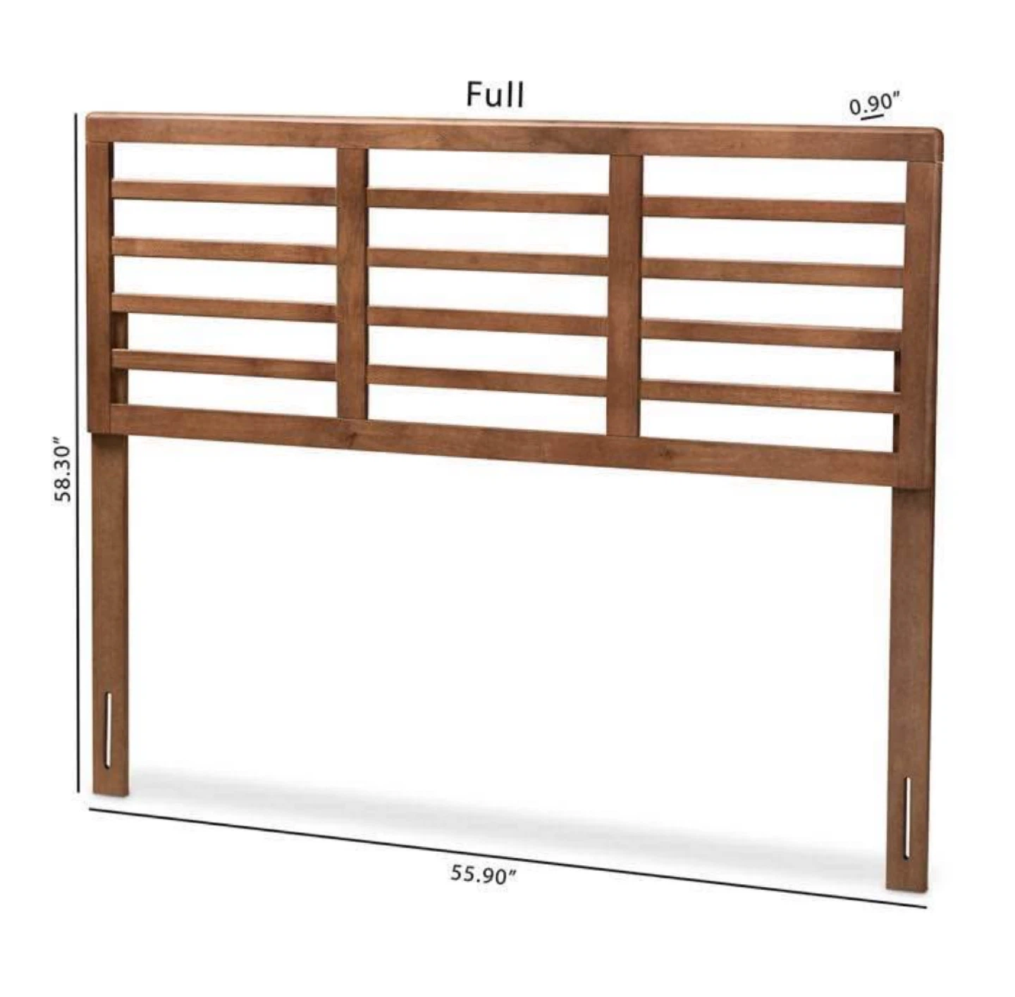 New Solid Wood Full Size Mid Century Modern Headboard - photo 2