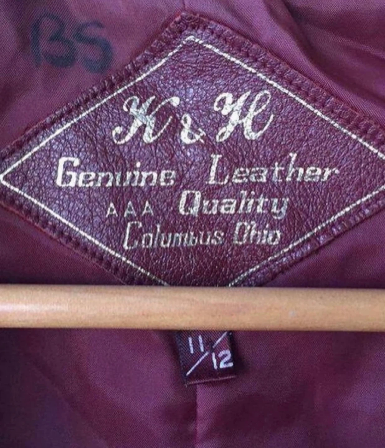 Vintage Leather Coat - Size 11/12 - photo 3