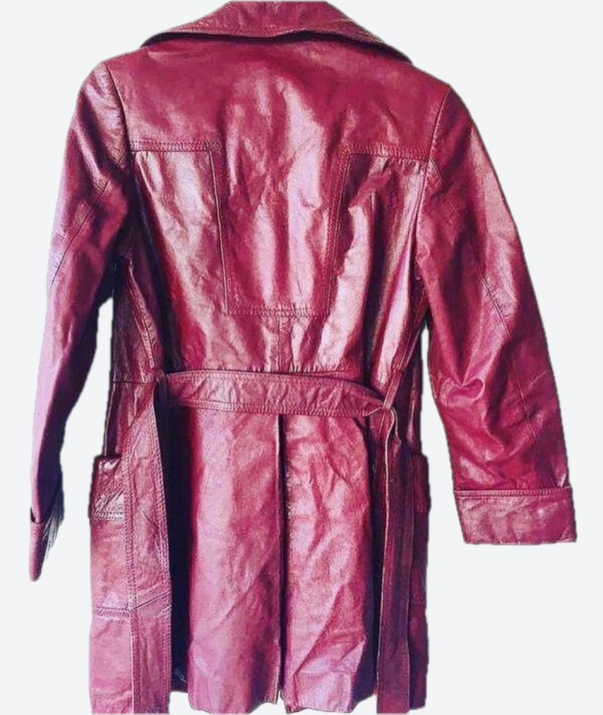 Vintage Leather Coat - Size 11/12 - photo 2