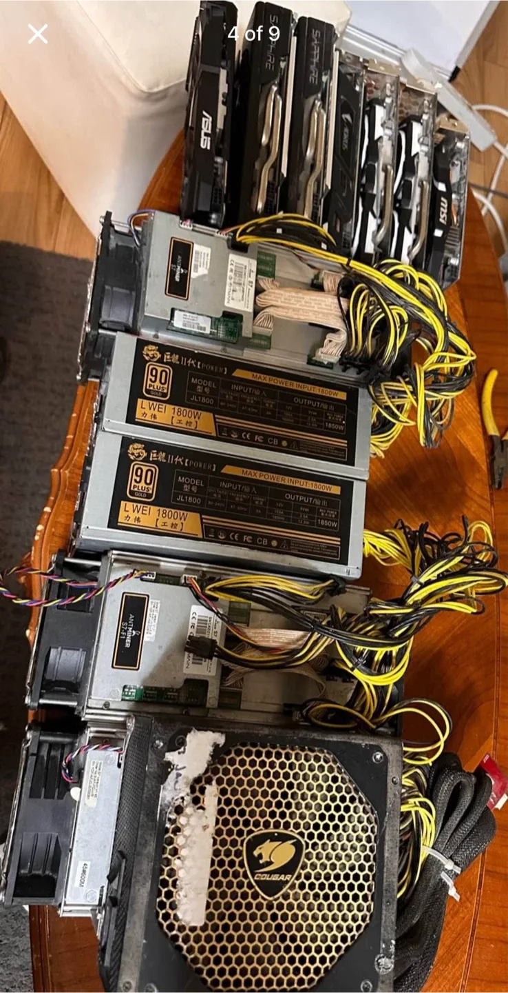 Mining Power Supplies & Motherboard