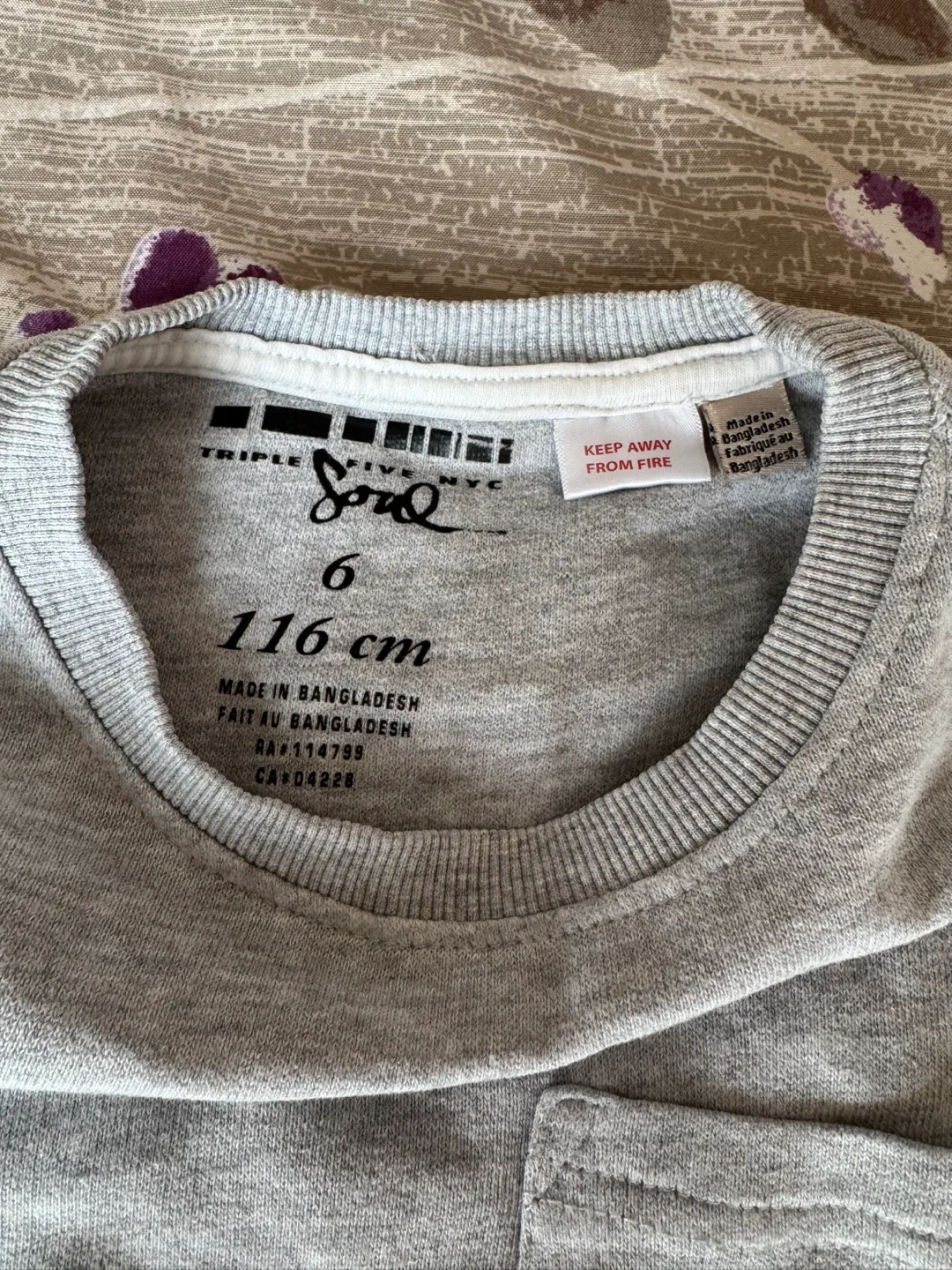 Triple Five Soul NYC Girl's Top - Size 6 image indicator(3)