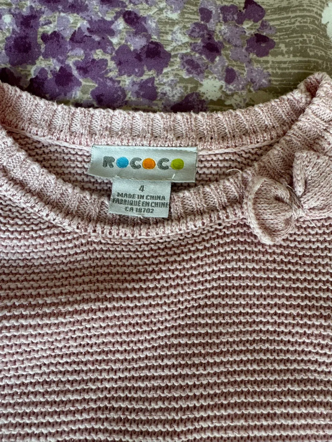 Rococo Pink Knit Dress - Size 4 image indicator(3)