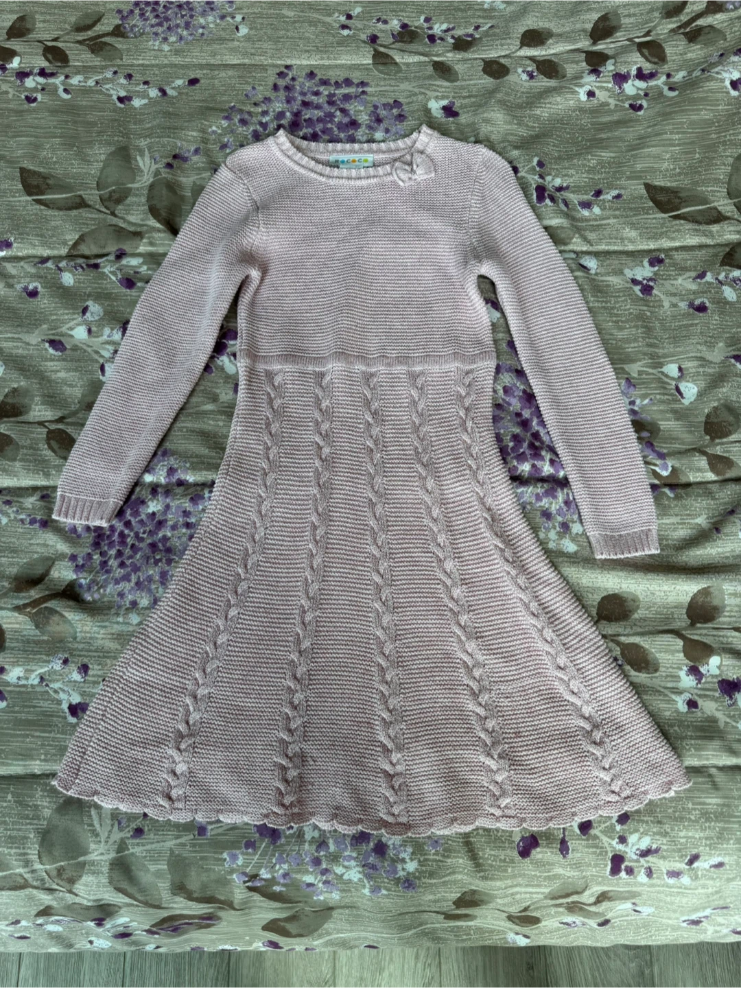 Rococo Pink Knit Dress - Size 4