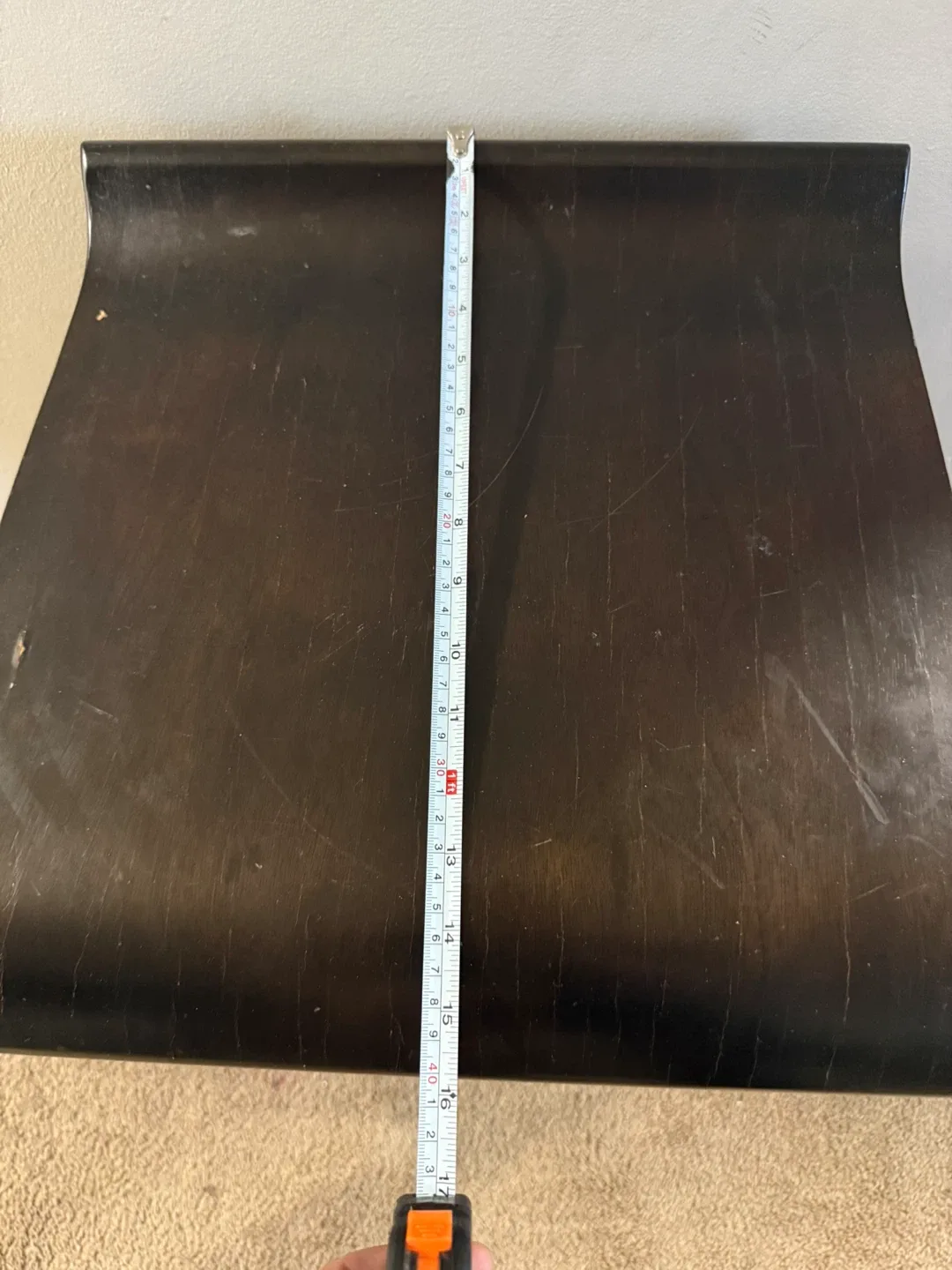 Black Wooden Stool image indicator(3)