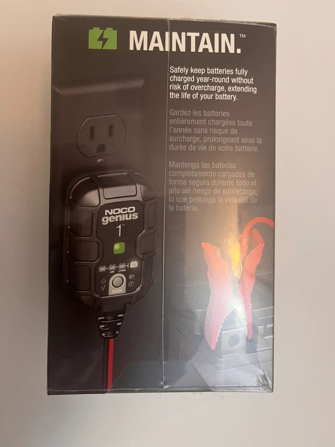 NOCO Genius 1 Battery Charger & Maintainer - New in Box! image indicator(2)