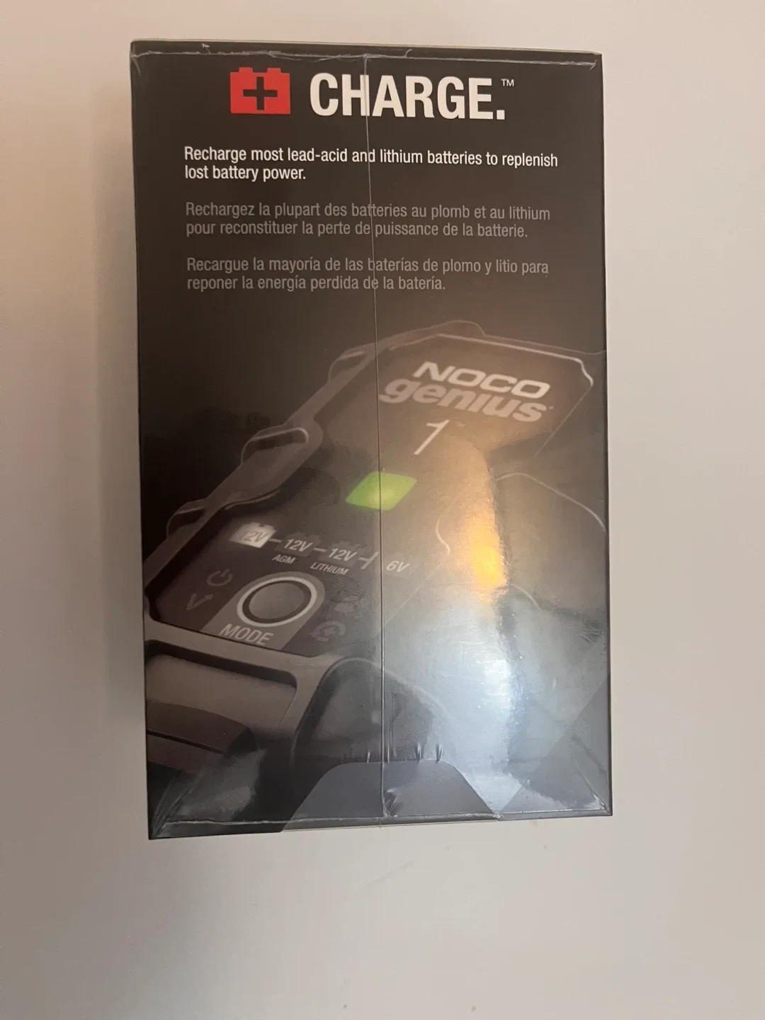 NOCO Genius 1 Battery Charger & Maintainer - New in Box! image indicator(4)