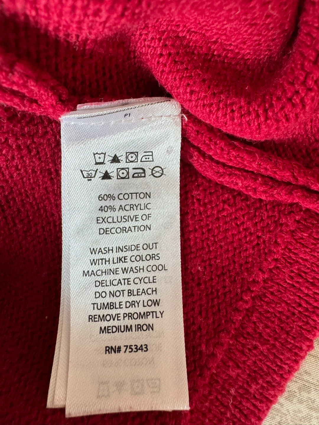 Jingles & Joy Red Holiday Sweater - Size M (5-6) - photo 4