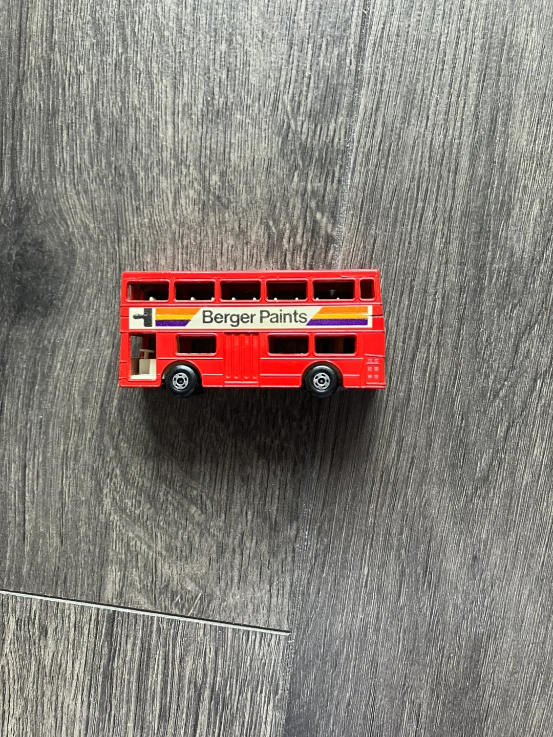 Vintage Matchbox Lesney Berger Paints Londoner Bus