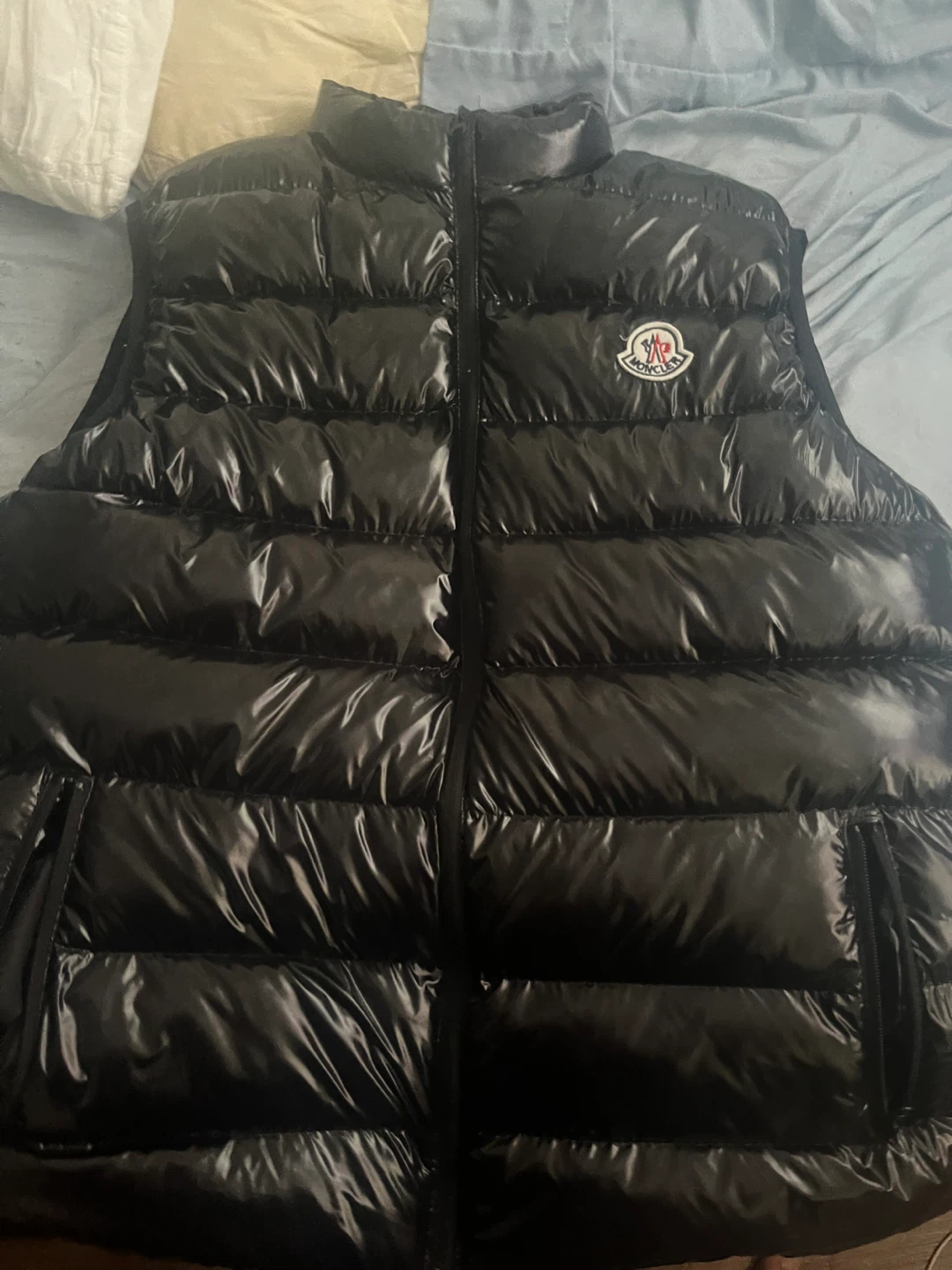 Moncler Black Padded Vest rep