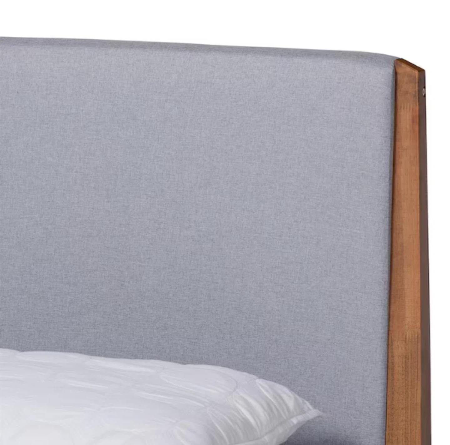 New Full Size Solid Wood Mid Century Modern Platform Bed - photo 4