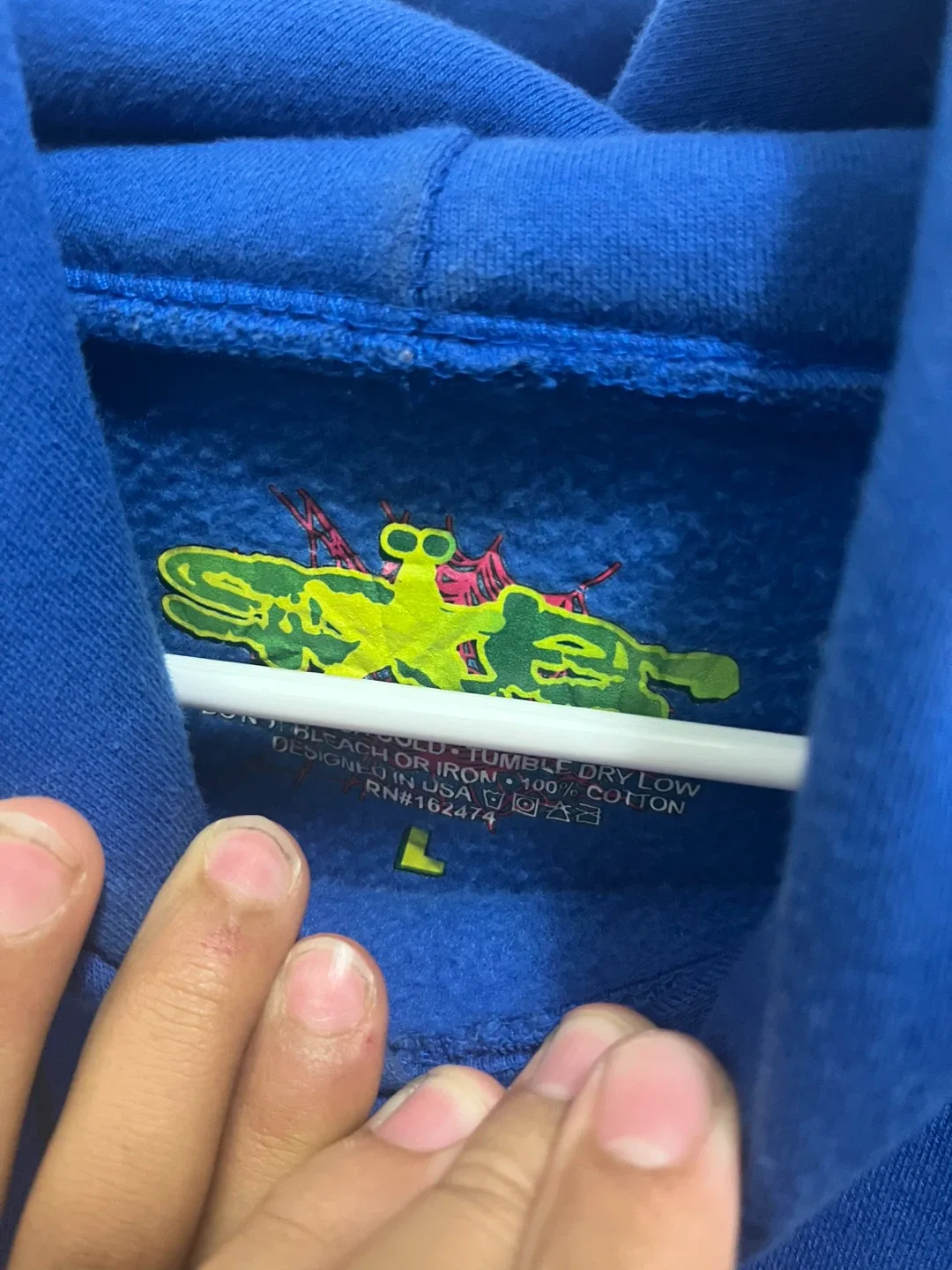 Blue Spider Here's The Slime Hoodie image indicator(4)