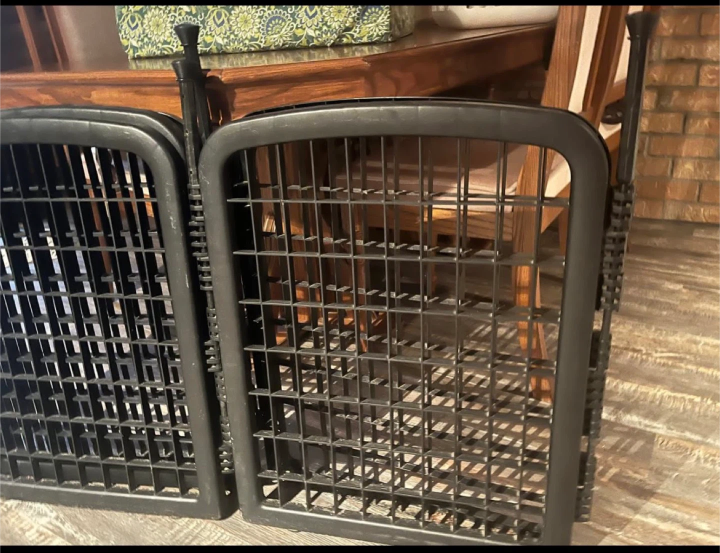 Used 8 Panel Foldable Pet Playpen With Gate