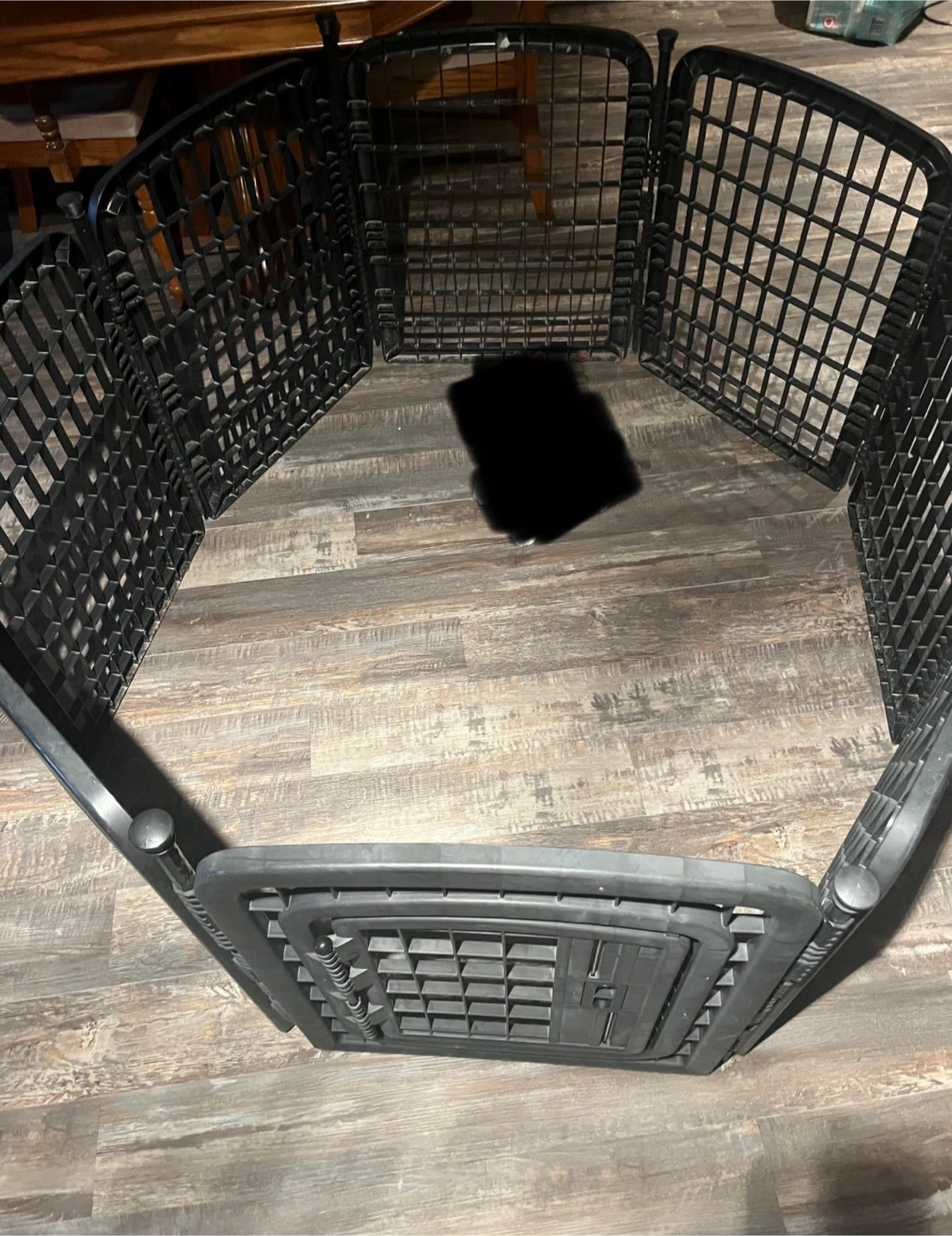 Used 8 Panel Foldable Pet Playpen With Gate - photo 2
