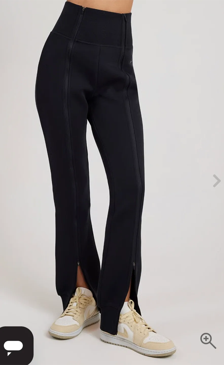 Nike Tech Fleece Black Pants with Zippers image indicator(3)