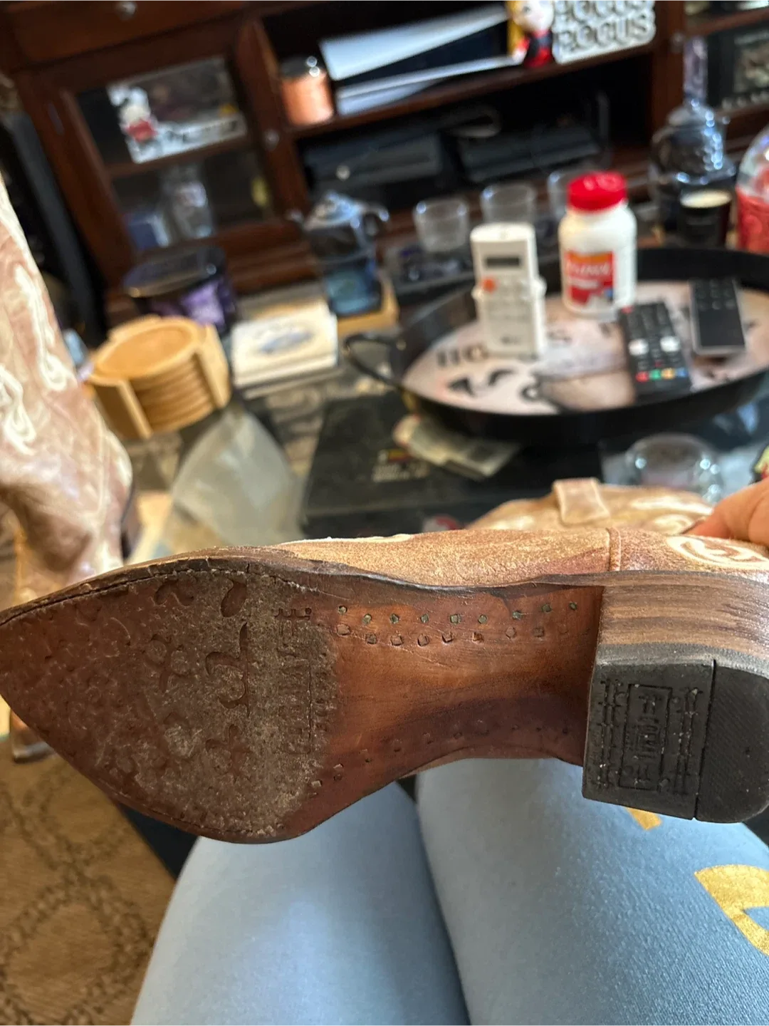 Corral Brown Leather Cowboy Boots image indicator(3)