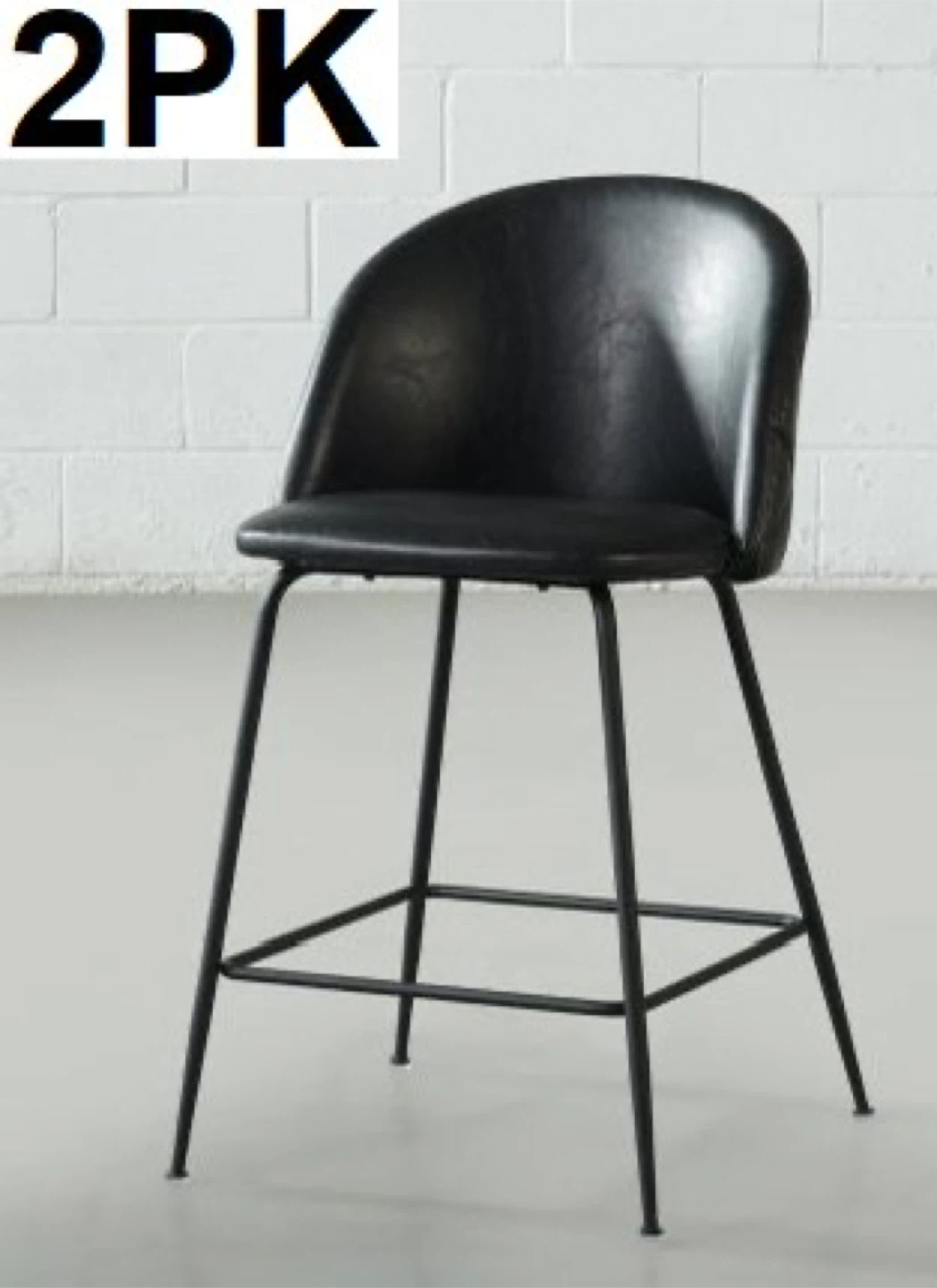 Brand New Black Bar Stool - Set of 2