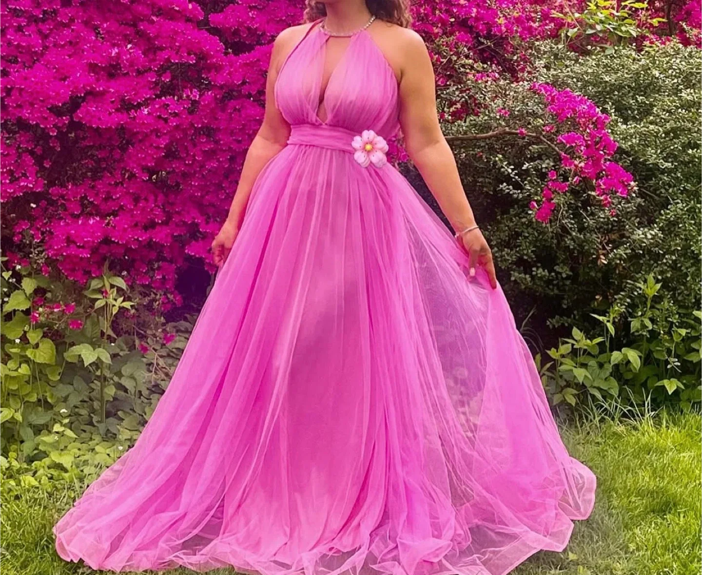 Pink Tulle Dress & Matching Tutu image indicator(2)