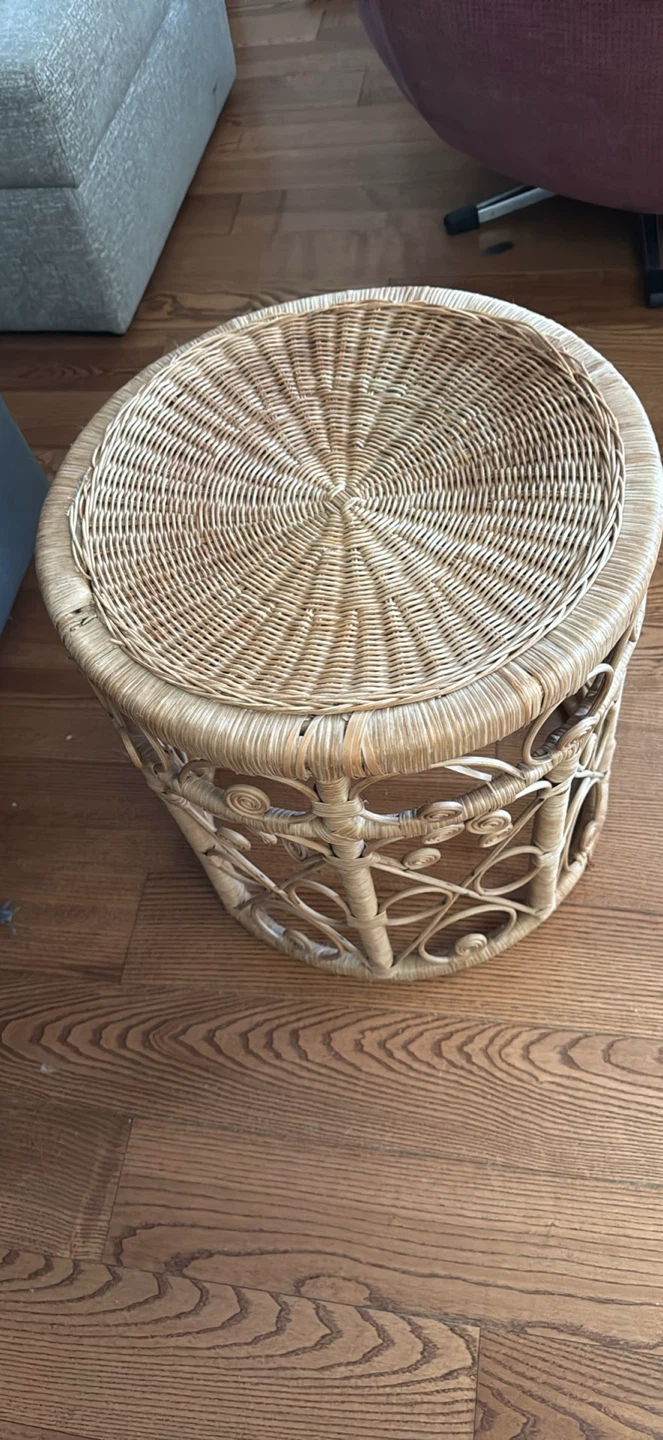 Wicker Side Table - photo 2