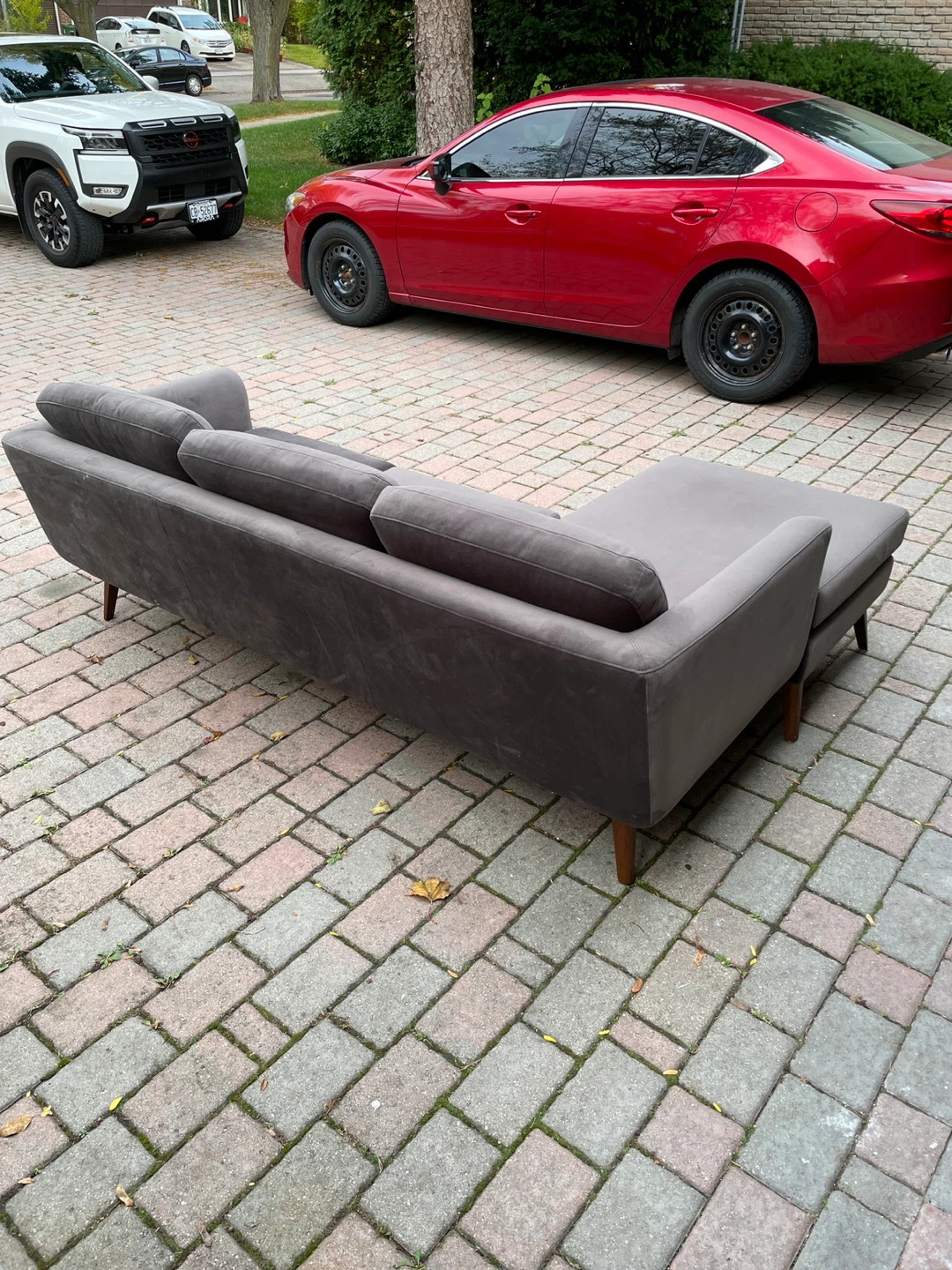 Grey Vera Reversible Sectional by Brayden Studio - photo 3